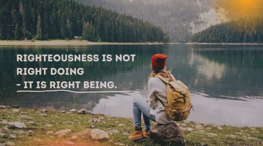 what is righteousness we are righteous