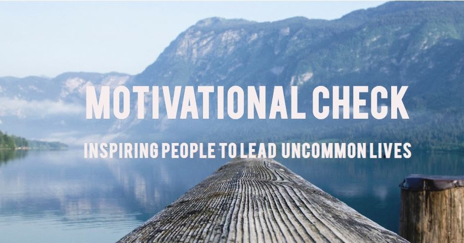 motivational check with terry tucker