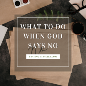 when god says no