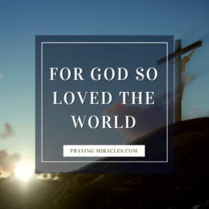 for god so loved the world