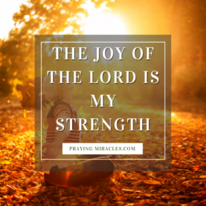 the joy of the lord is my strength