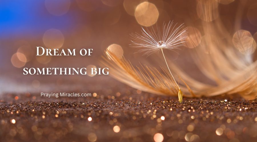dream of something big dream of something big